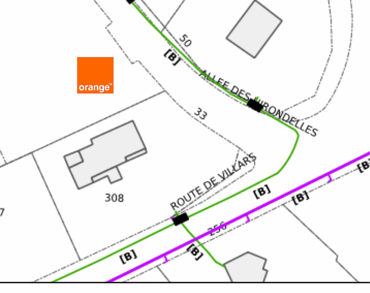 Plan des réseaux télécom